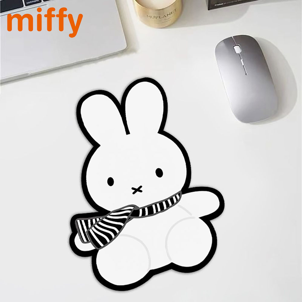 Desk Setup Cute - Kawaii Miffy Cute Mouse Pad Cartoon
