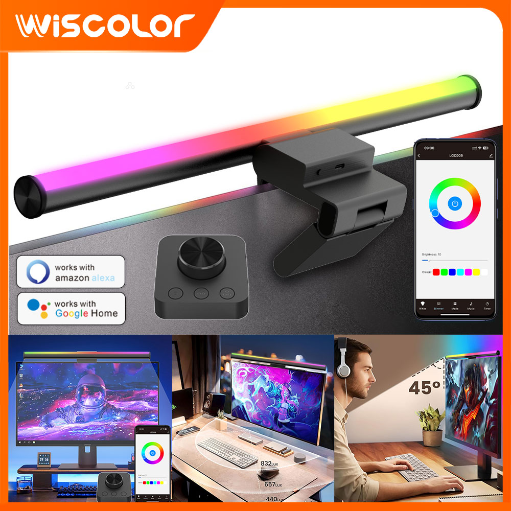 Desk Setup Gear - Screen Hanging Lamp Monitor Light Bar