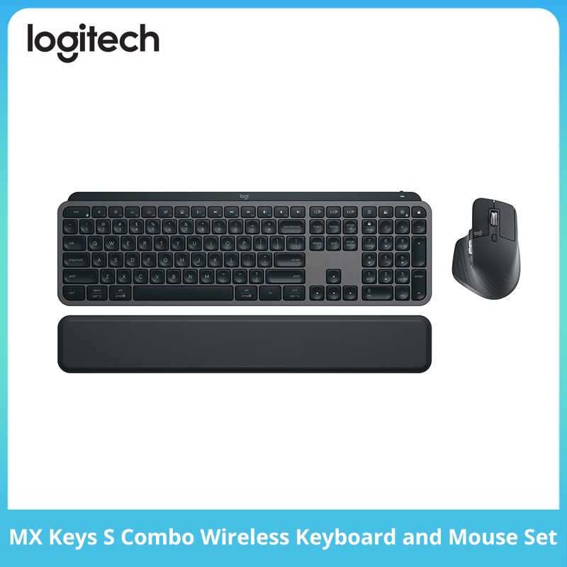 Desk Setup Keyboard - Logitech MX Keys S Combo Wireless