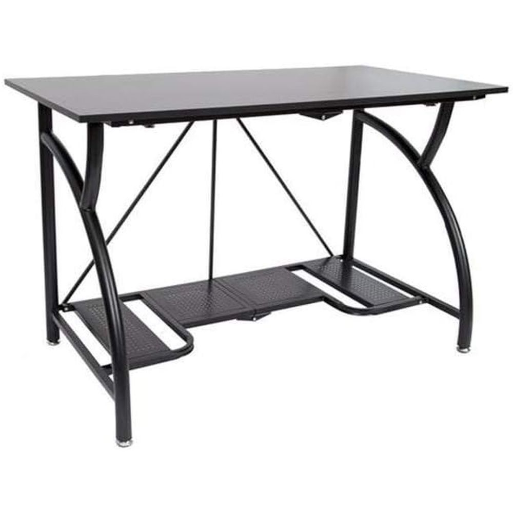 Desk Setup With Laptop - Space-Saving Collapsible Computer Desk for Home