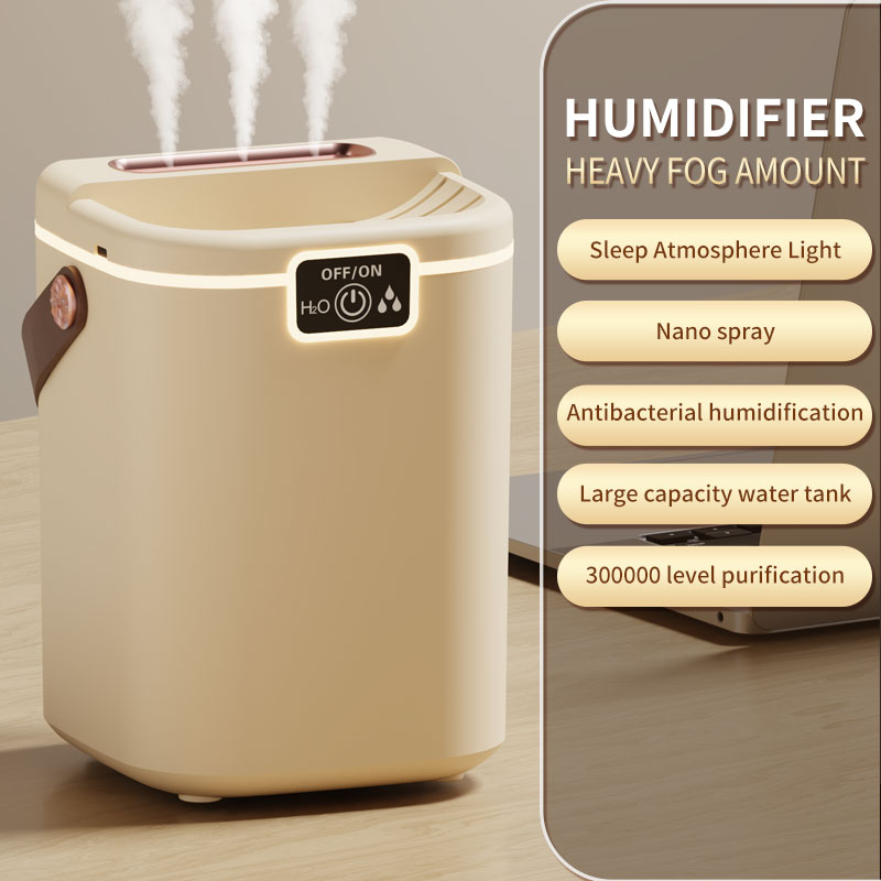 Desk Setup Gear - Three Nozzle Desktop Humidifier With Night