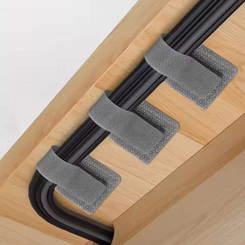 Cable Velcro Strap - 10/20PCS Self-Adhesive Velcro Back Adhesive Cable