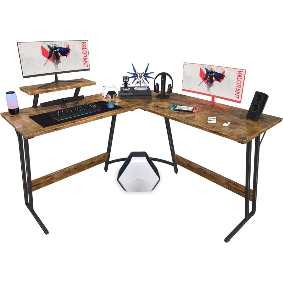 L Shaped Gaming Desk with Larg - Desk Setup Corner recension och pris