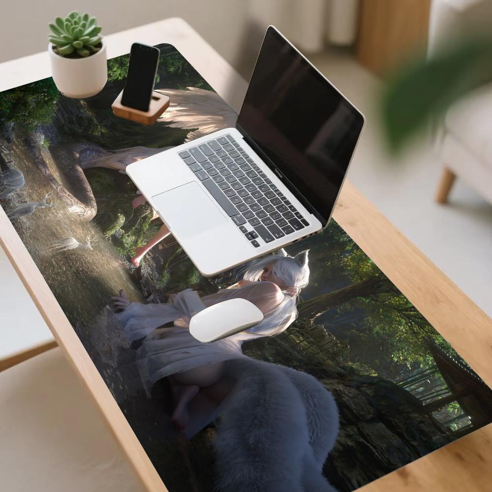 Forest girl Gaming Mats Extend - Desk Setup Girl recension och pris