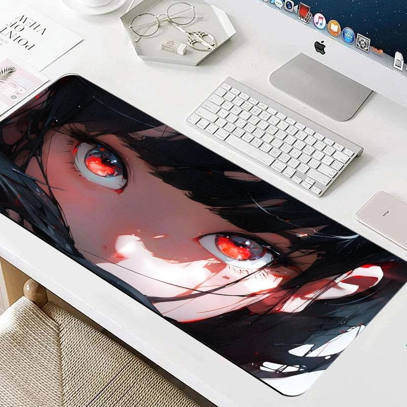 VIKAMA Dark Anime Red Eye Girl - Desk Setup Girl recension och pris