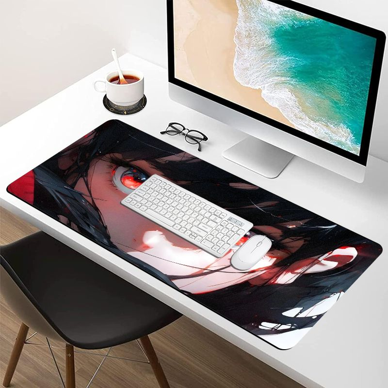 VIKAMA Dark Anime Red Eye Girl - Desk Setup Girl recension och pris