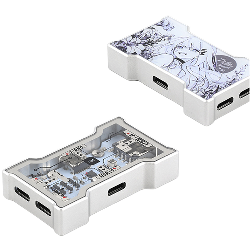 RGB USB Hub 2 Input 3 Output A - Desk Setup Keyboard recension och pris