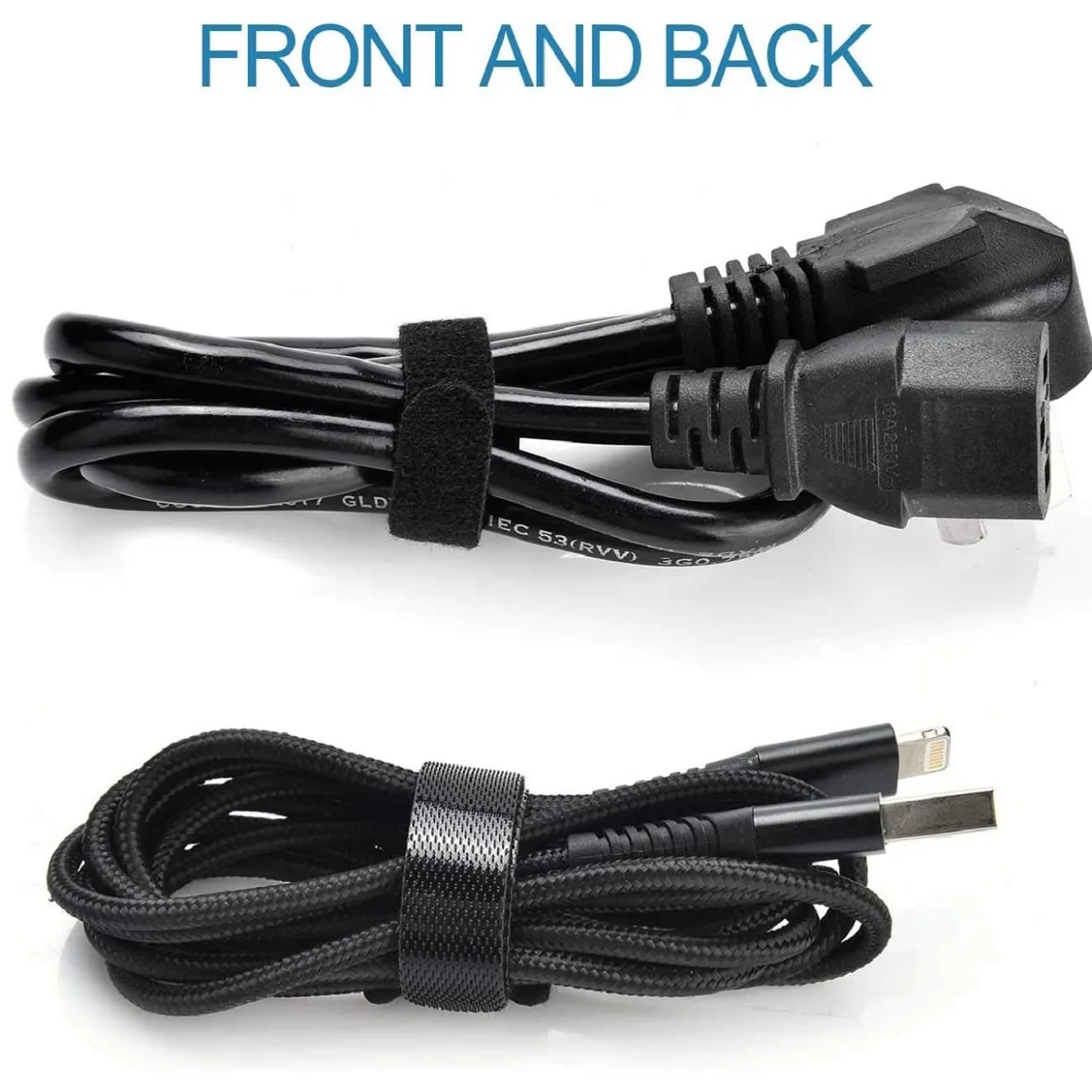 100pcs Releasable Cable Organi - Cable Velcro Strap recension och pris