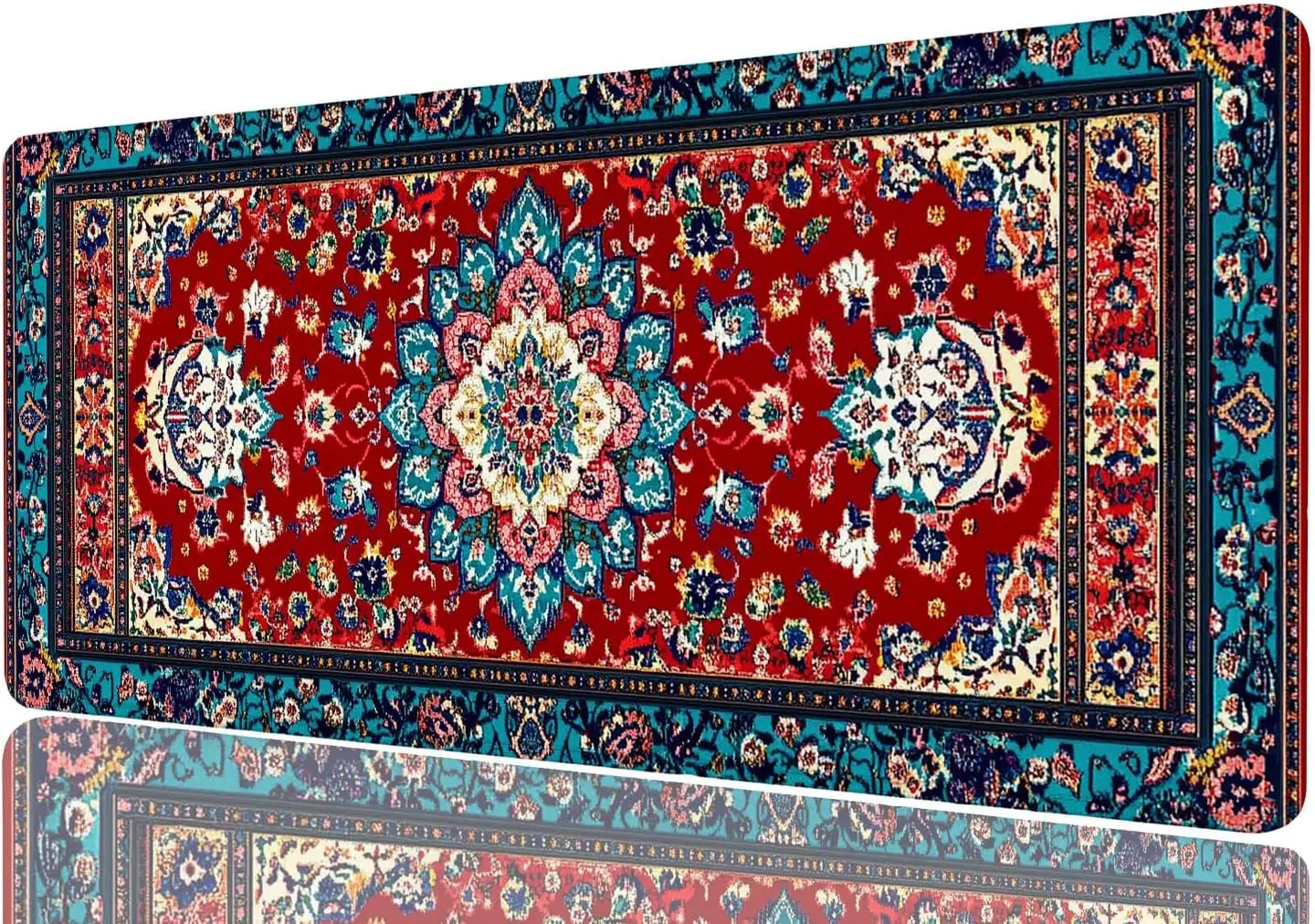Stylish Ornate Persian Floral  - Desk Setup With Laptop recension och pris