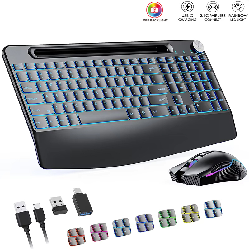 2.4G&Type-C Wireless Keyboard  - Desk Setup Keyboard recension och pris