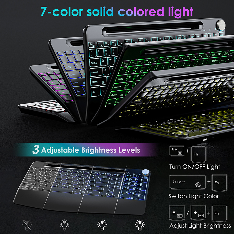 2.4G&Type-C Wireless Keyboard  - Desk Setup Keyboard recension och pris