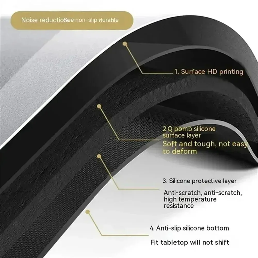 Thicken Rubber Pokers Tableclo - Rubber Mat Desk recension och pris