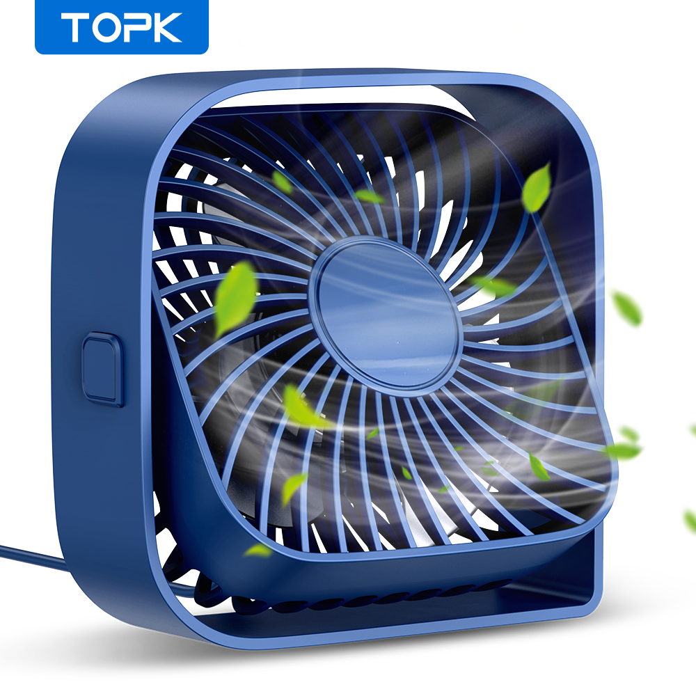 TOPK Mini Portable Fan,USB Des - Desk Setup Gear recension och pris