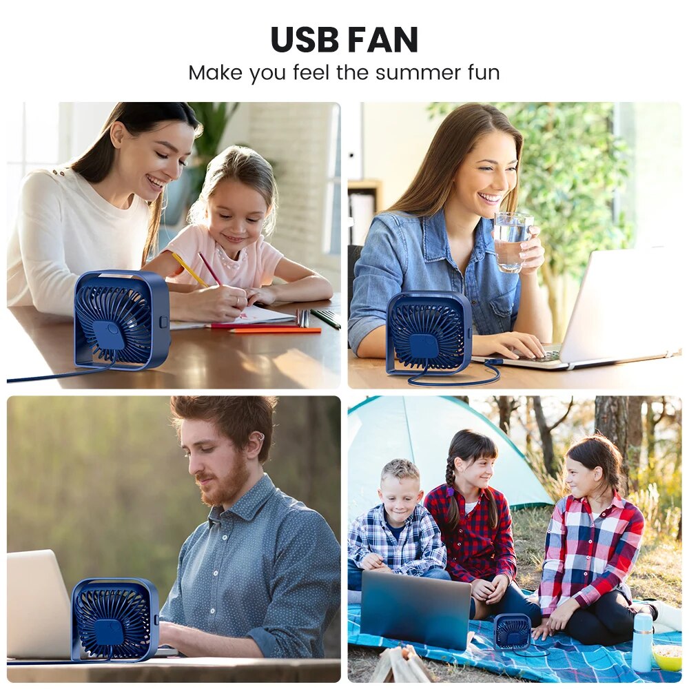 TOPK Mini Portable Fan,USB Des - Desk Setup Gear recension och pris