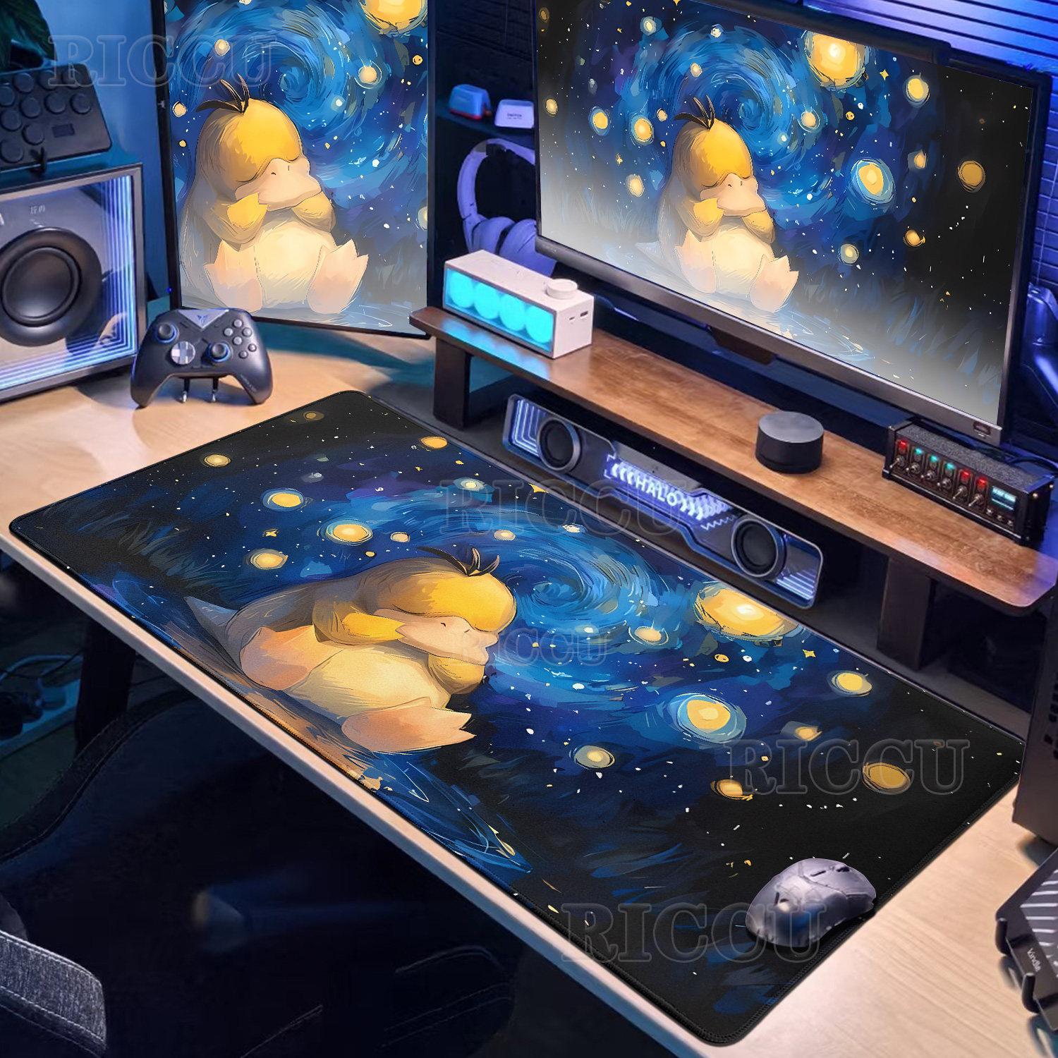 Cartoon Pokémon Mouse Pad Non- - Desk Setup With Laptop recension och pris