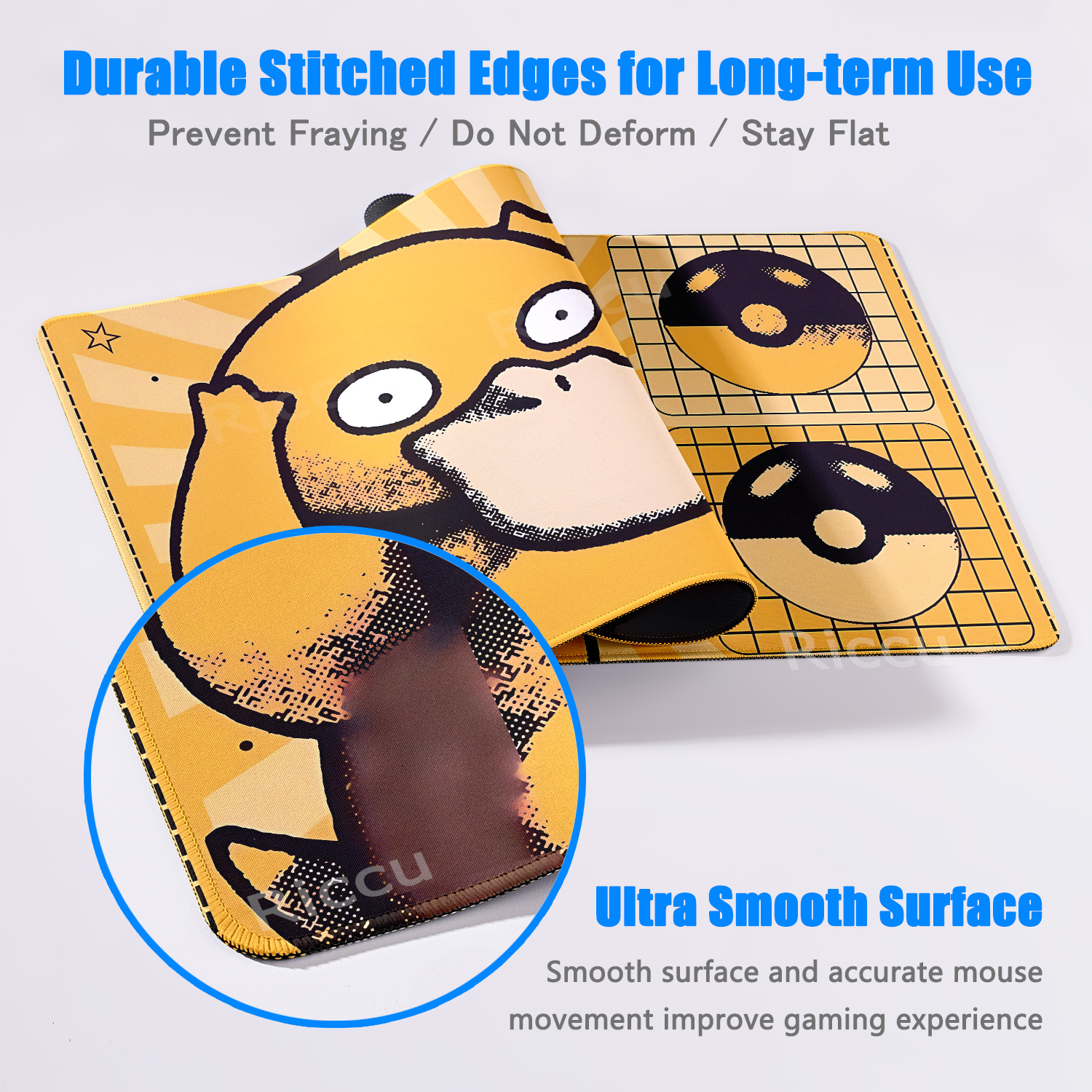Cartoon Pokémon Mouse Pad Non- - Desk Setup With Laptop recension och pris