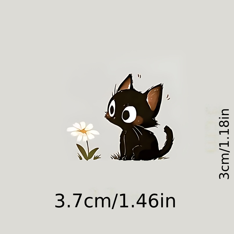 1PC Cute Black Cat Flower Stic - Desk Setup Gear recension och pris