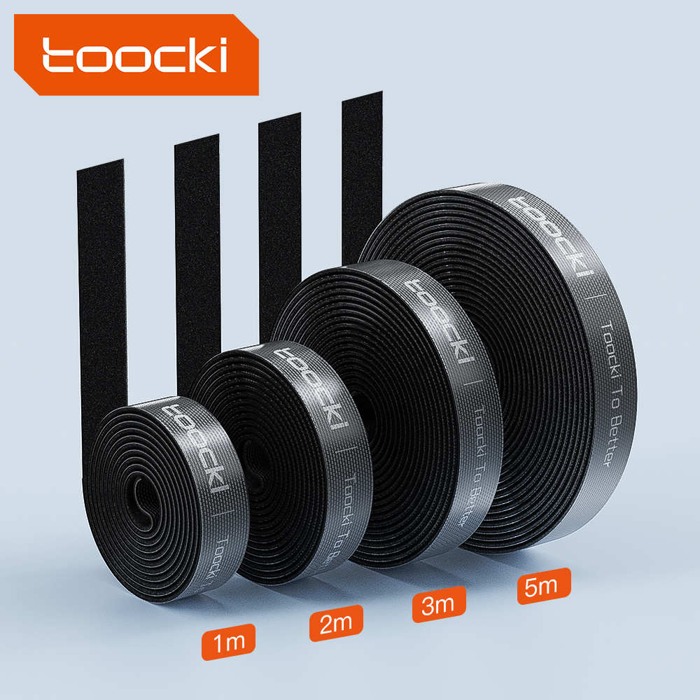 Toocki 3m 5m Cable Organizer W - Cable Velcro Strap recension och pris