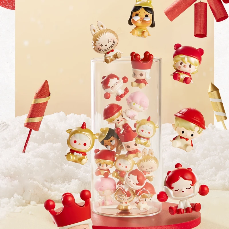 Popmart Pop Bean Happy New Yea - Desk Setup Kawaii recension och pris