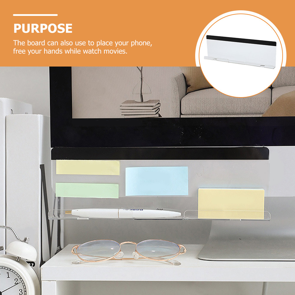 Monitor Memo Board Transparent - Sticky Memo Holder recension och pris