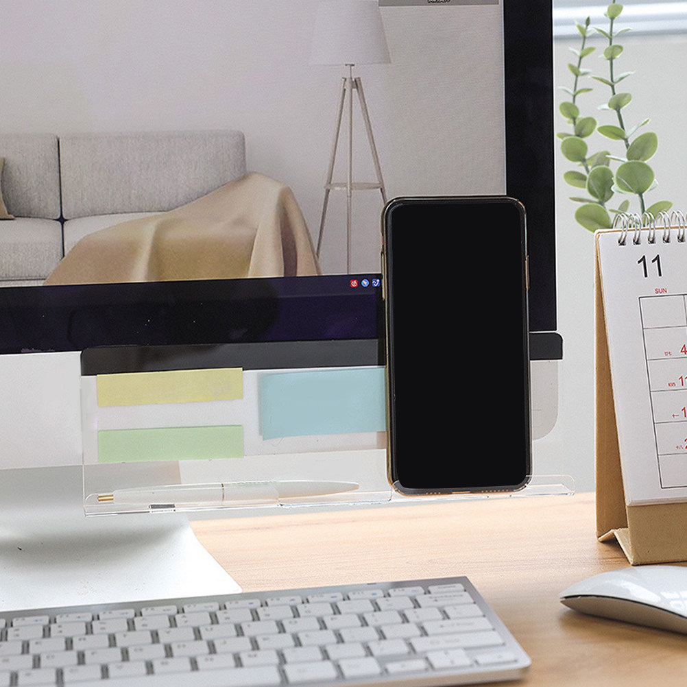 Monitor Memo Board Transparent - Sticky Memo Holder recension och pris