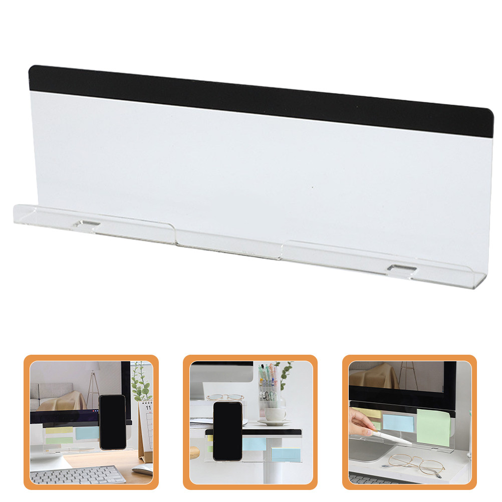 Monitor Memo Board Transparent - Sticky Memo Holder recension och pris