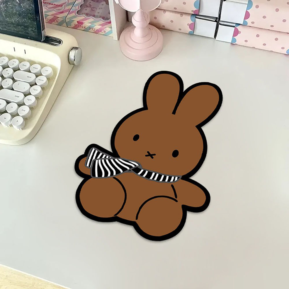 Kawaii Miffy Cute Mouse Pad Ca - Desk Setup Cute recension och pris