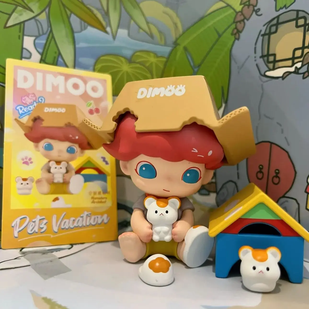 Popmart Dimoo Pet Vacation Ser - Desk Setup Kawaii recension och pris