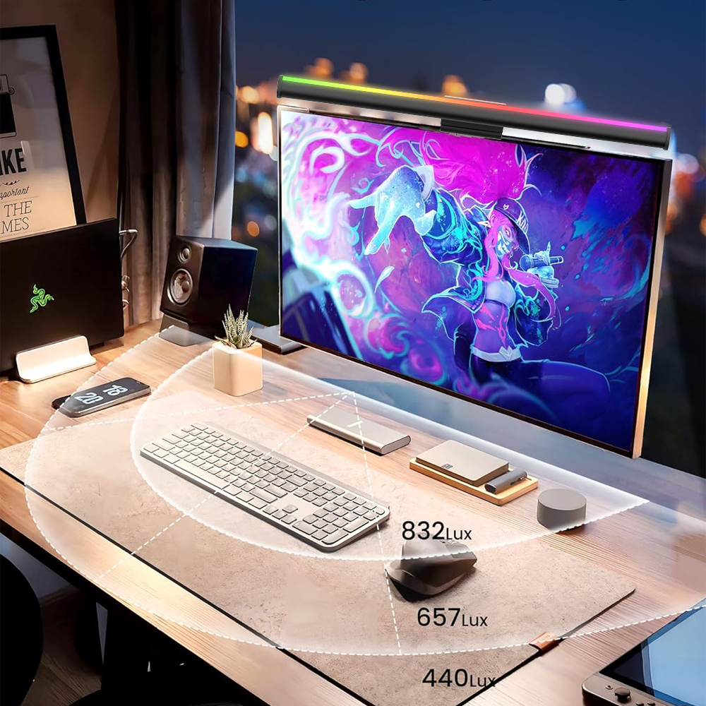Screen Hanging Lamp Monitor Li - Desk Setup Gear recension och pris