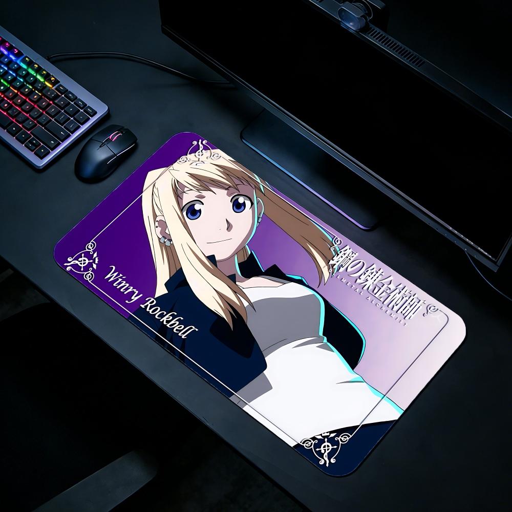 Gaming Mouse Pad FFullmetal Al - Desk Setup With Laptop recension och pris