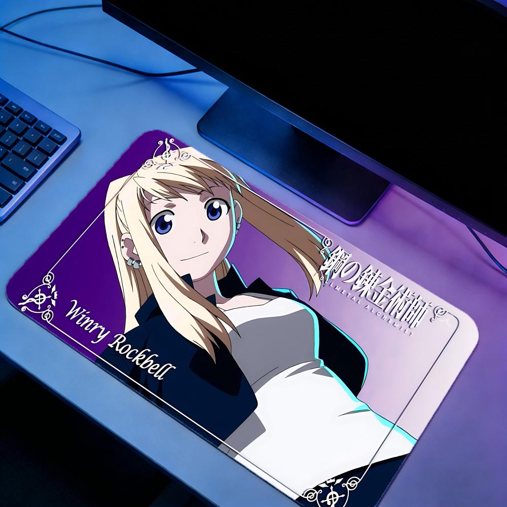 Gaming Mouse Pad FFullmetal Al - Desk Setup With Laptop recension och pris