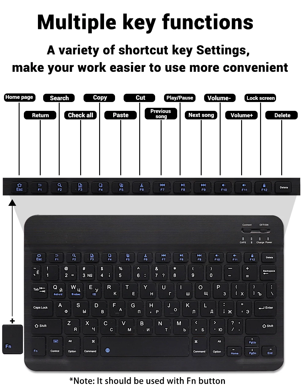 READ YYEAH RGB Backlit Bluetoo - Desk Setup Keyboard recension och pris