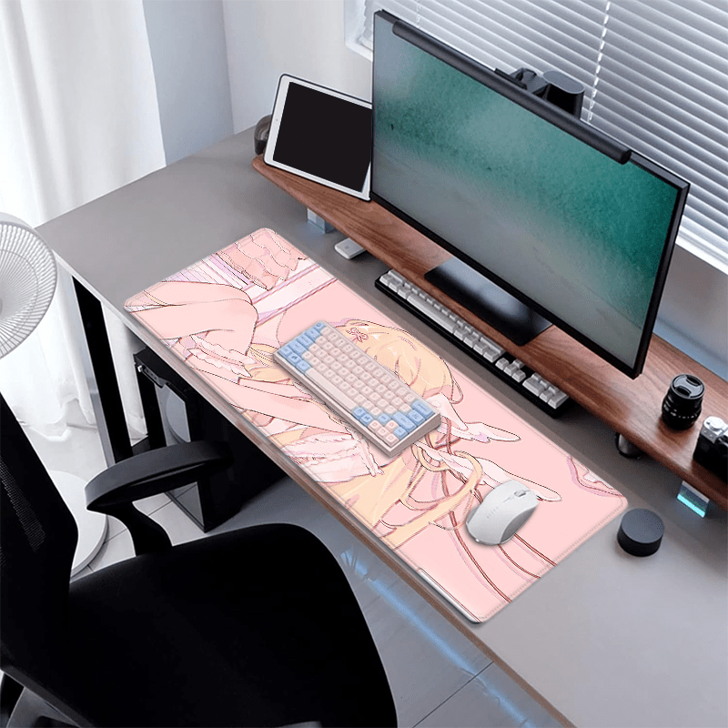 Kawaii Cute Angel Girl Mouse P - Desk Setup Girl recension och pris