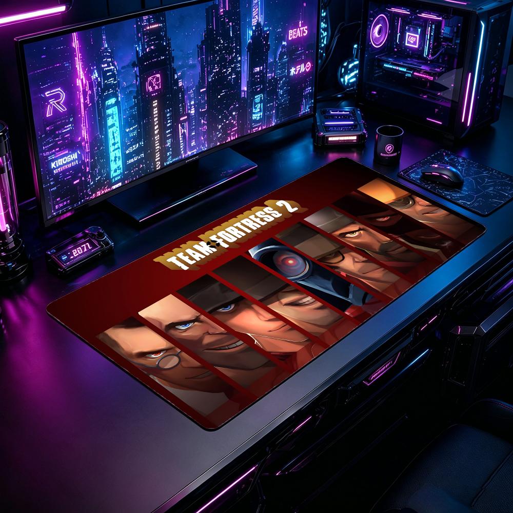 Gaming Mouse Pad TTeam Fortres - Desk Setup With Laptop recension och pris