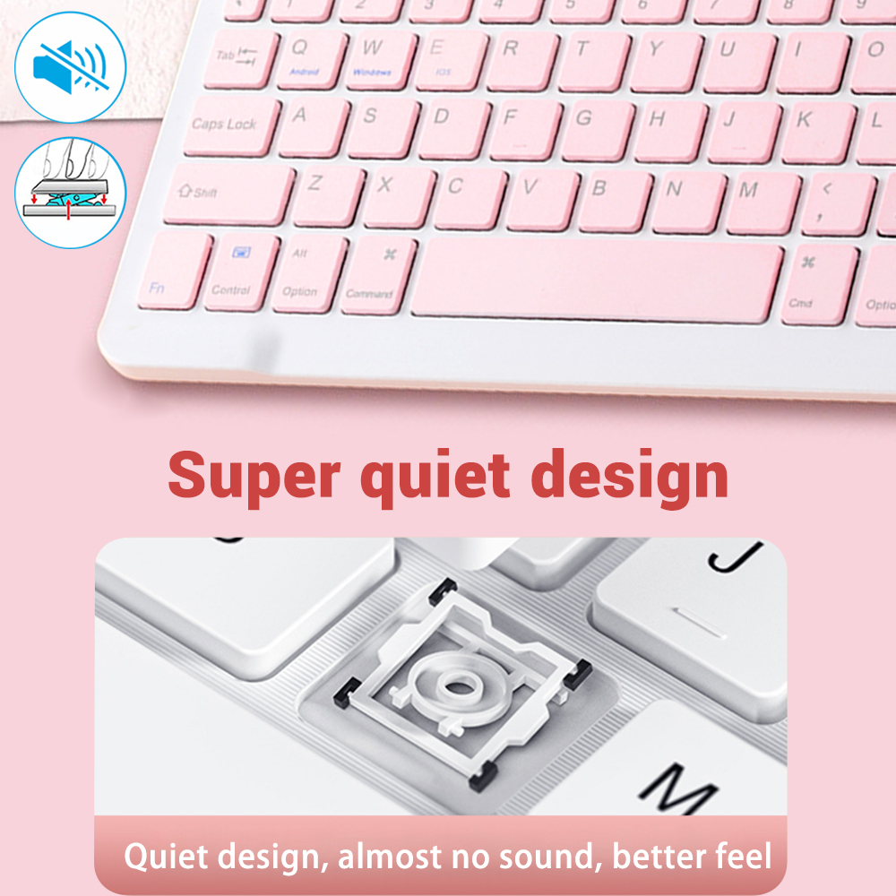Mini Wireless Keyboard Bluetoo - Desk Setup Keyboard recension och pris