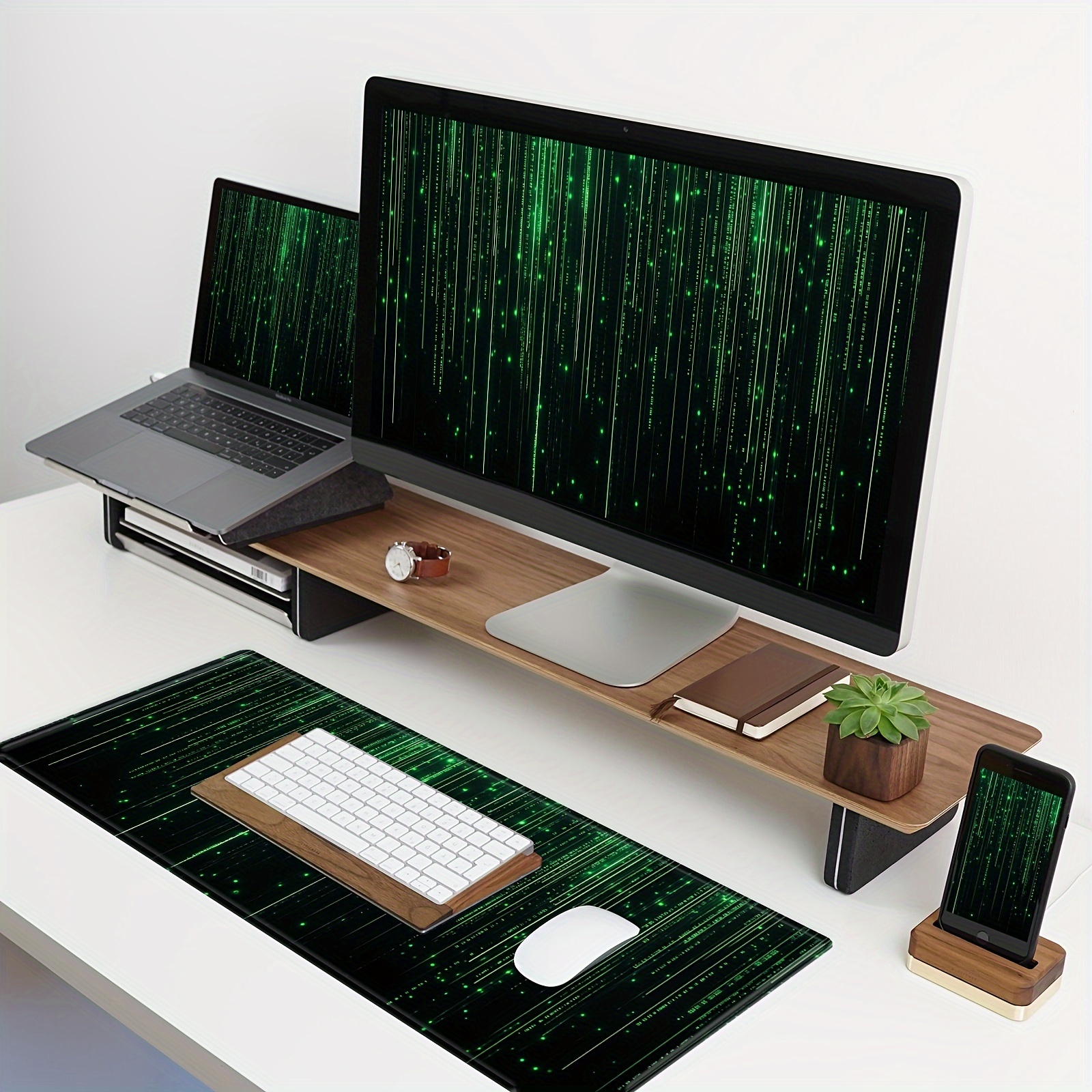 Large Green Code Gaming Mouse  - Desk Setup Coding recension och pris