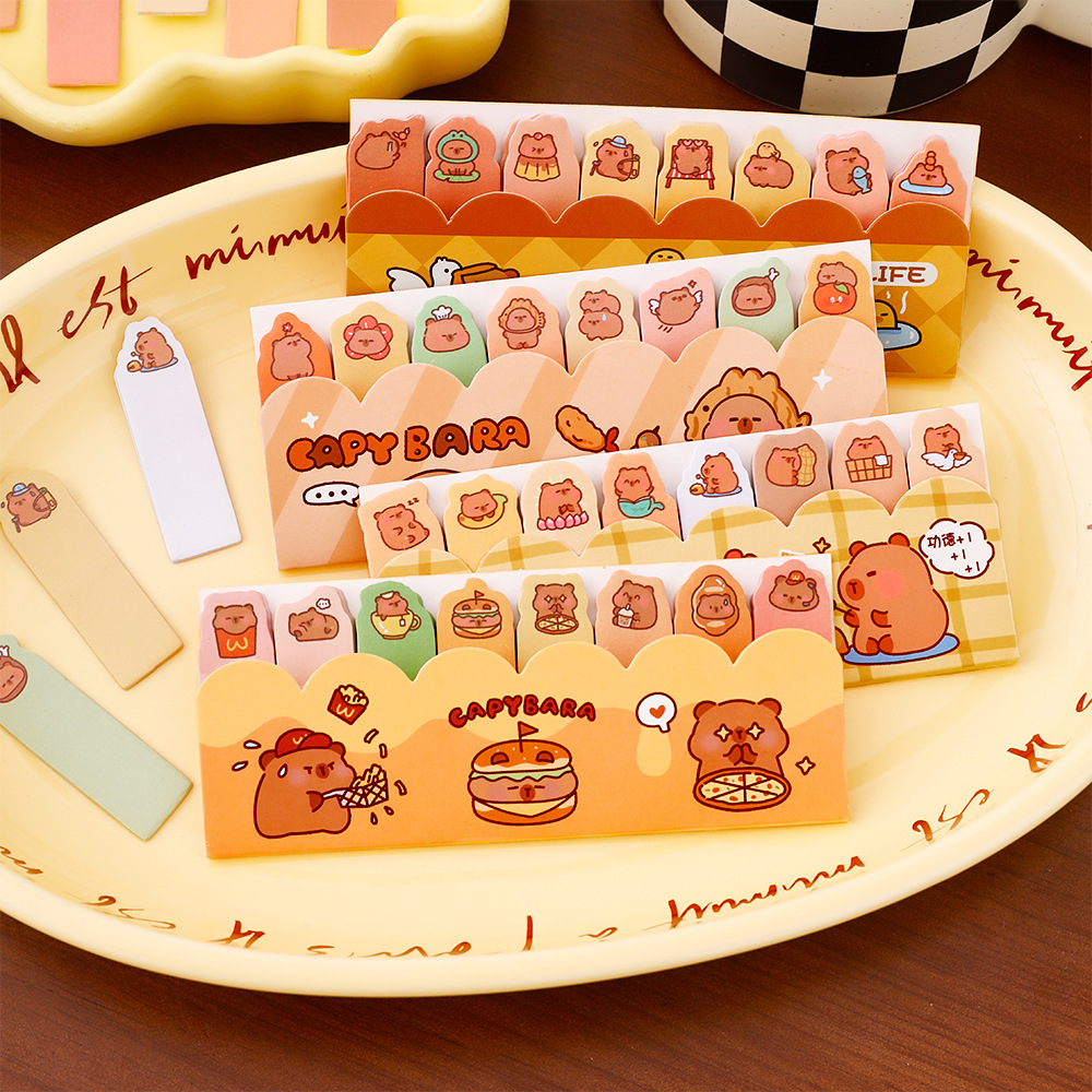 Kawaii Capybara Standing in Li - Sticky Memo Holder recension och pris