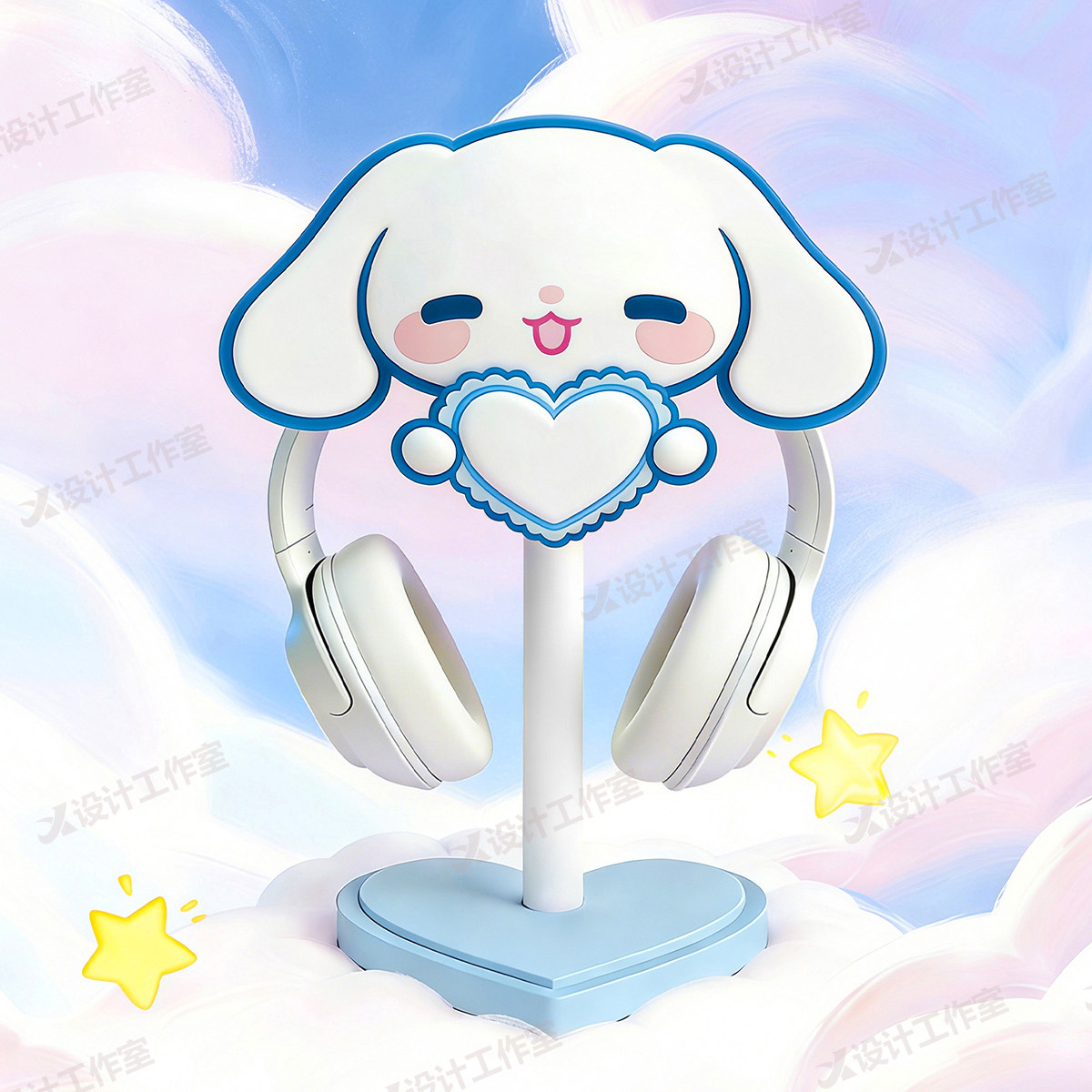 New Cinnamoroll Over Ear Headp - Desk Setup Girl recension och pris