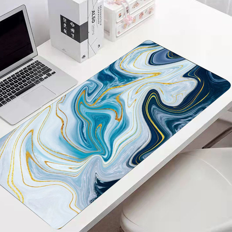 Large Colorful Art Gaming Mous - Desk Setup With Laptop recension och pris
