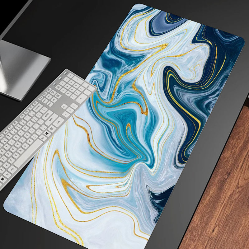 Large Colorful Art Gaming Mous - Desk Setup With Laptop recension och pris