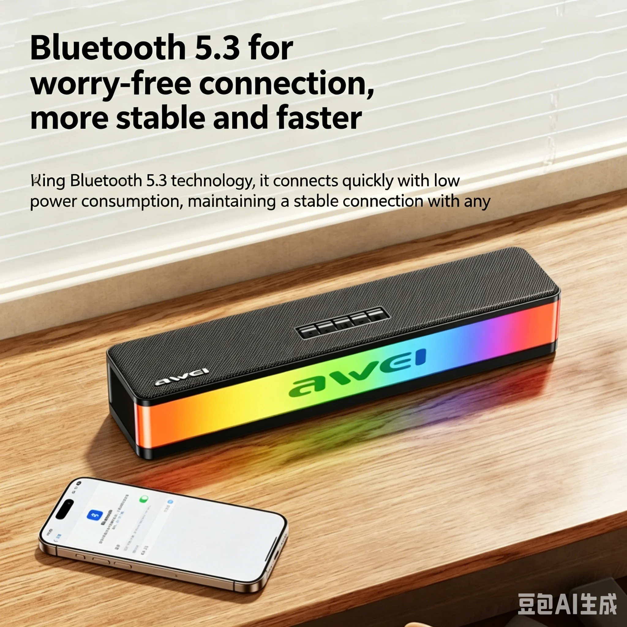 Wireless Bluetooth Desktop Sou - Ambient Light Bar Usb recension och pris