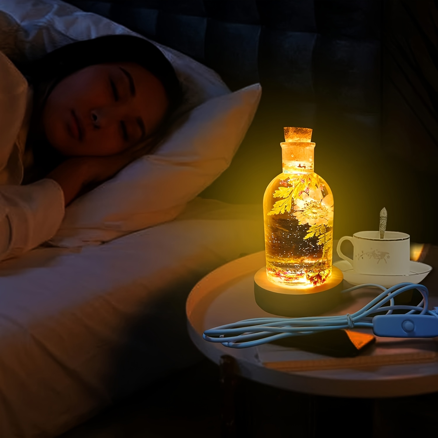 Drift Bottle Light Resin Mold  - Desk Setup At Home recension och pris