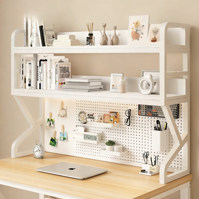 Desktop Storage Shelf with Peg - Desk Setup At Home recension och pris