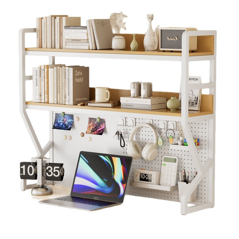 Desktop Storage Shelf with Peg - Desk Setup At Home recension och pris