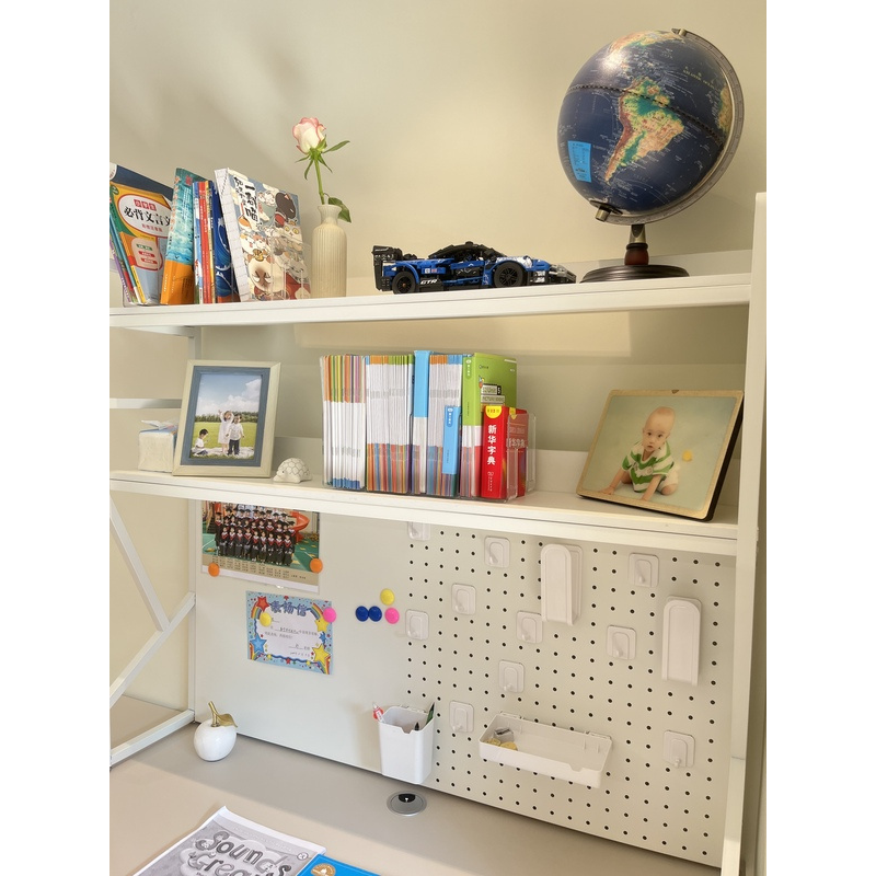 Desktop Storage Shelf with Peg - Desk Setup At Home recension och pris