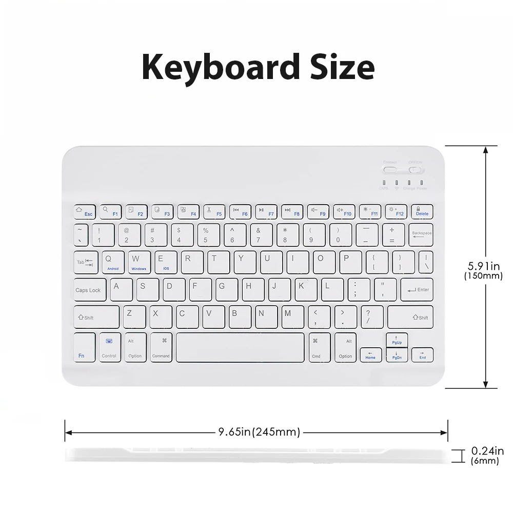 Universal Wireless Bluetooth K - Desk Setup Keyboard recension och pris