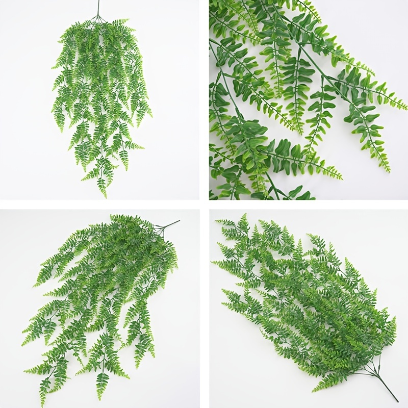 2/4PCS Green Artificial Plants - Desk Setup At Home recension och pris