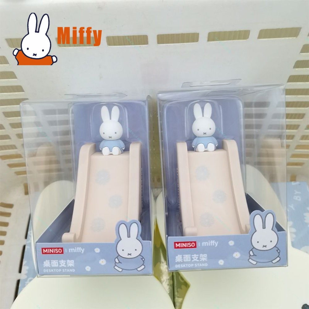 Kawaii Miffy Slide Phone Stand - Desk Setup Cute recension och pris
