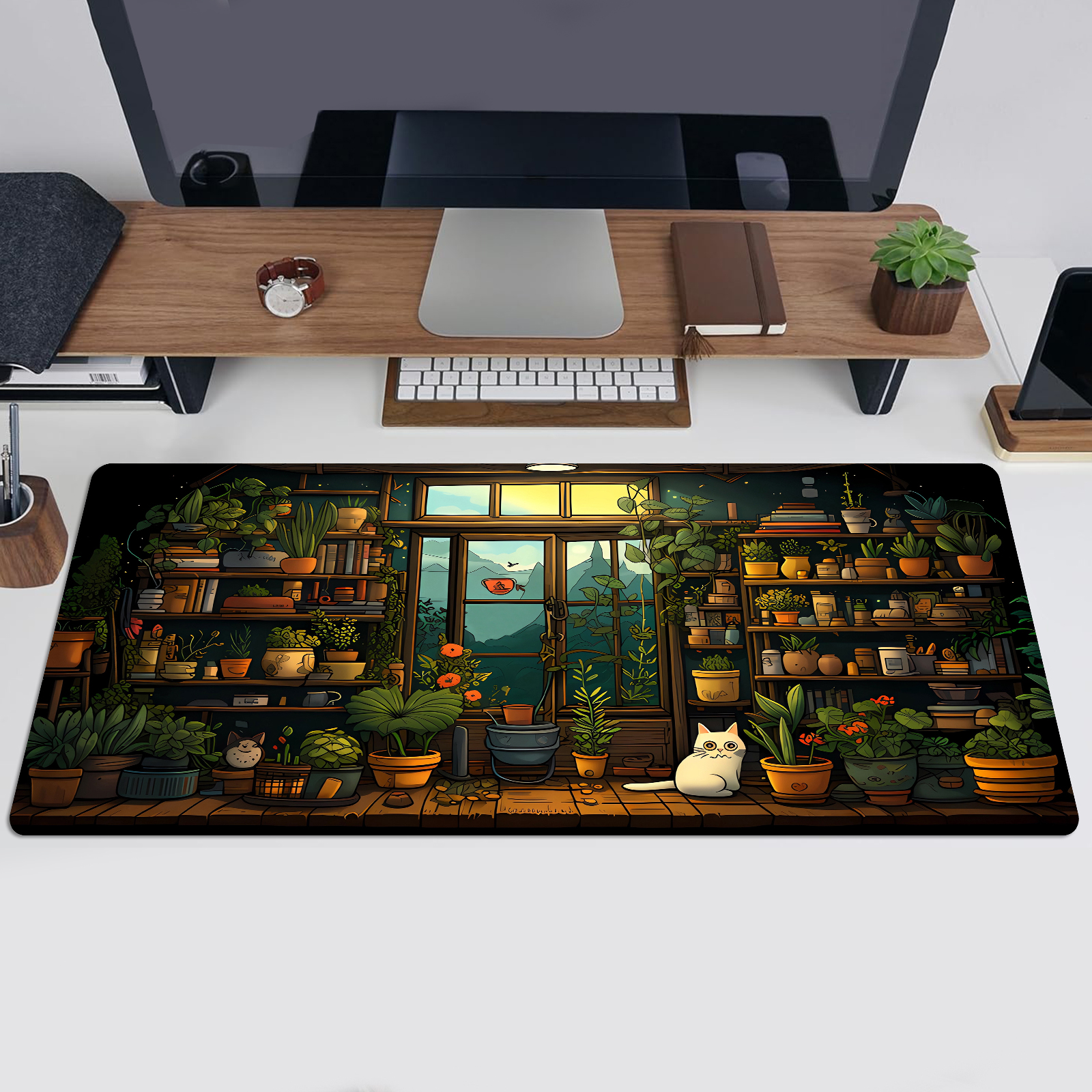 Cute Cat Mouse Pad Desk Pad Ka - Desk Setup Kawaii recension och pris