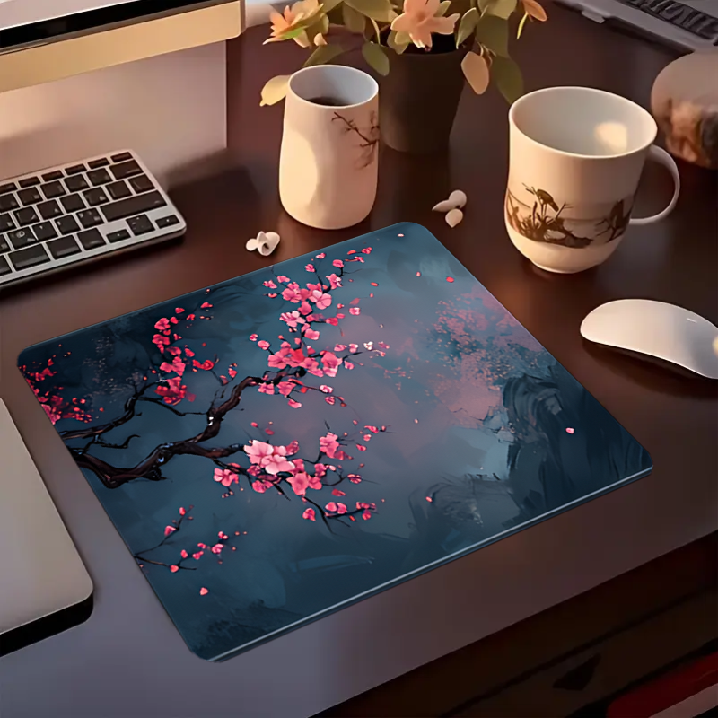 Night Cherry Blossom gaming mo - Rubber Mat Desk recension och pris